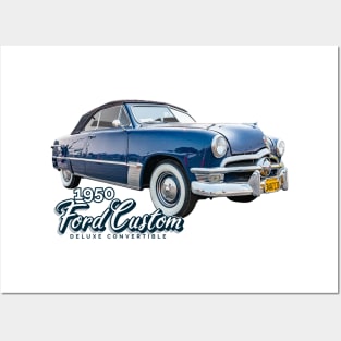 1950 Ford Custom Deluxe Convertible Posters and Art